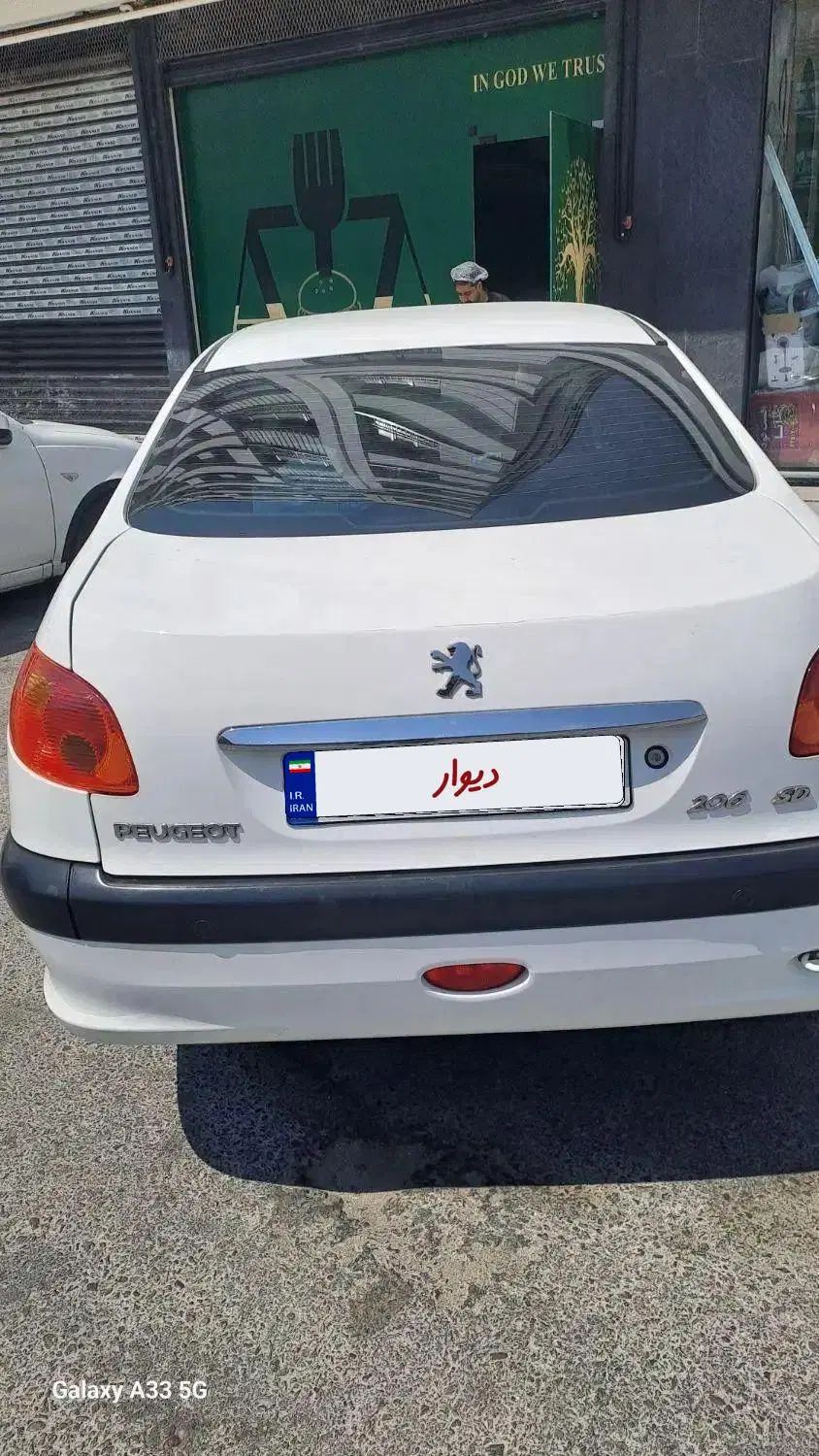 پژو ۲۰۶ صندوق دار v8 - 1393