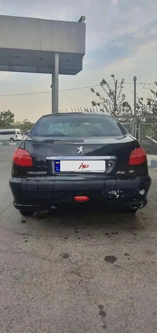 پژو ۲۰۶ صندوق دار v20 - 1388
