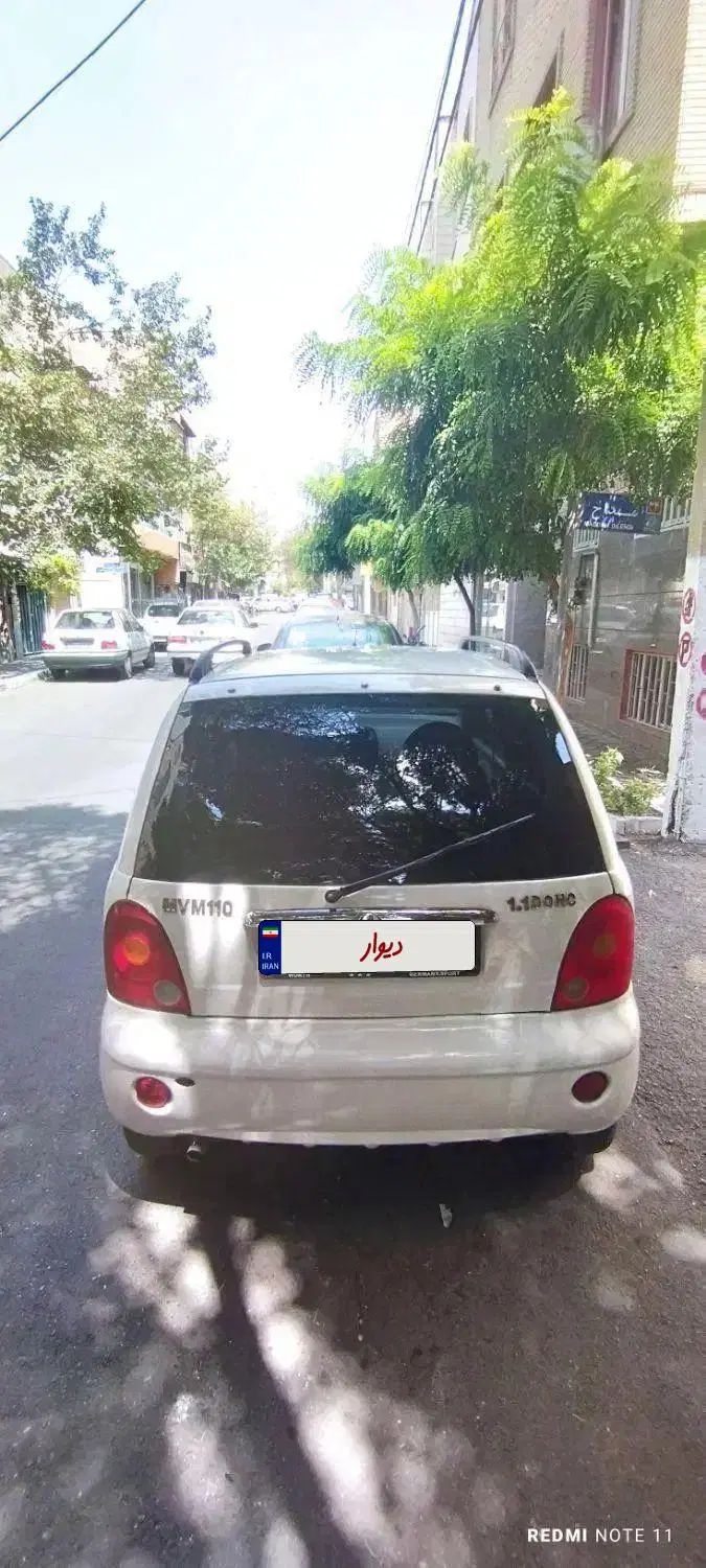 ام وی ام 110 چهار سیلندر دنده ای - 1391