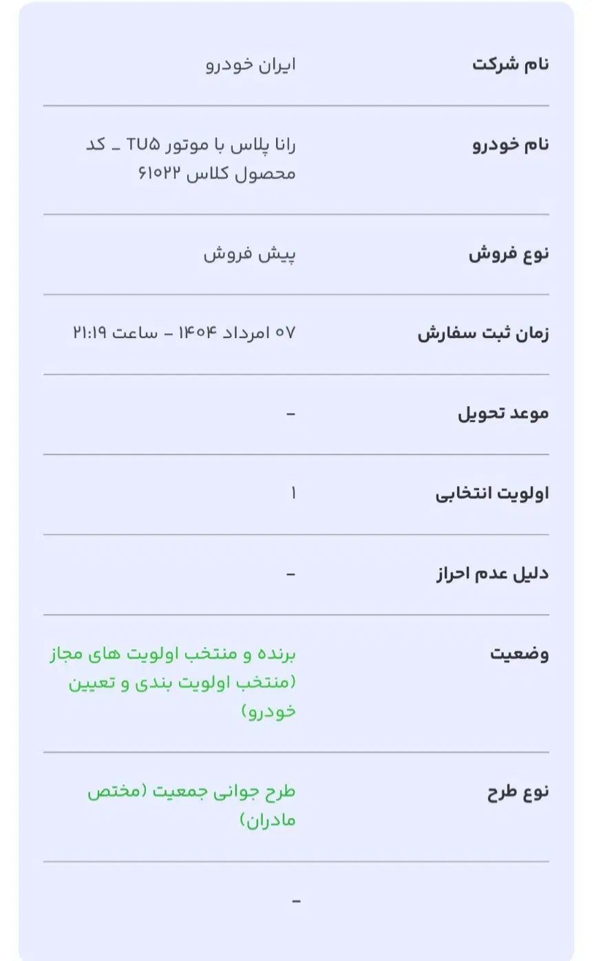 خودرو رانا، پلاس آگهی ann_20024882