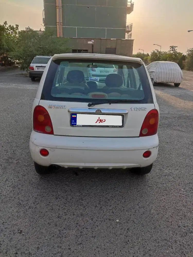 ام وی ام 110 چهار سیلندر دنده ای - 1390
