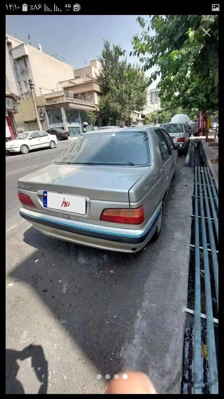 پژو پارس دوگانه سوز - 1382