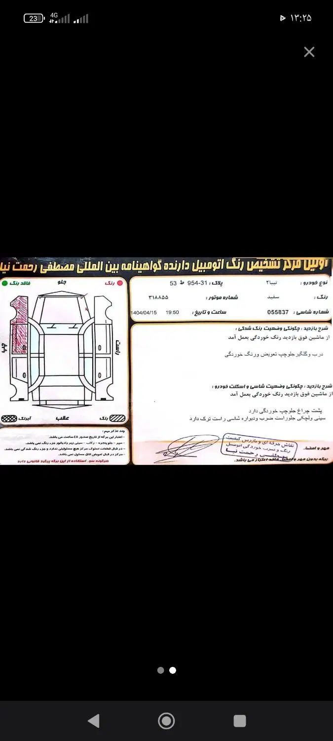تیبا 2 EX رینگ آلومینیومی - 1395