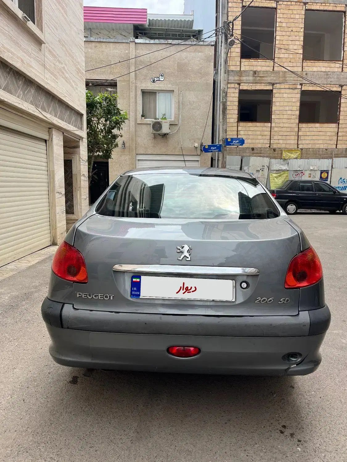پژو ۲۰۶ صندوق دار v8 - 1388