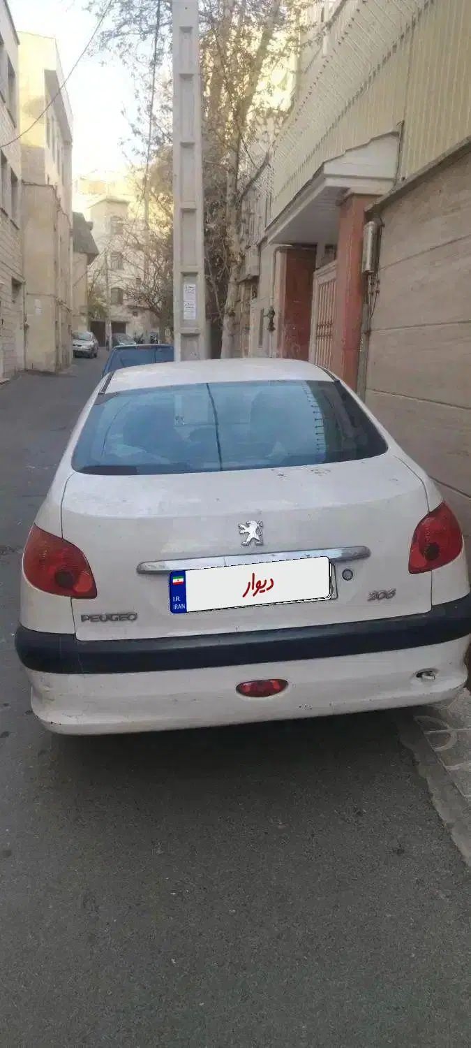 پژو ۲۰۶ صندوق دار v20 - 1388