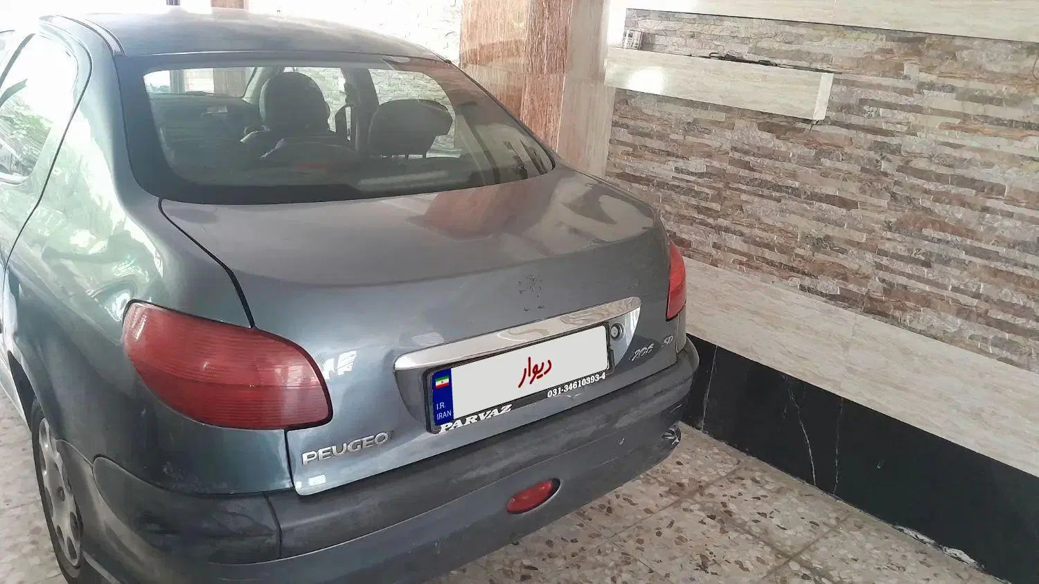 پژو ۲۰۶ صندوق دار v20 - 1387