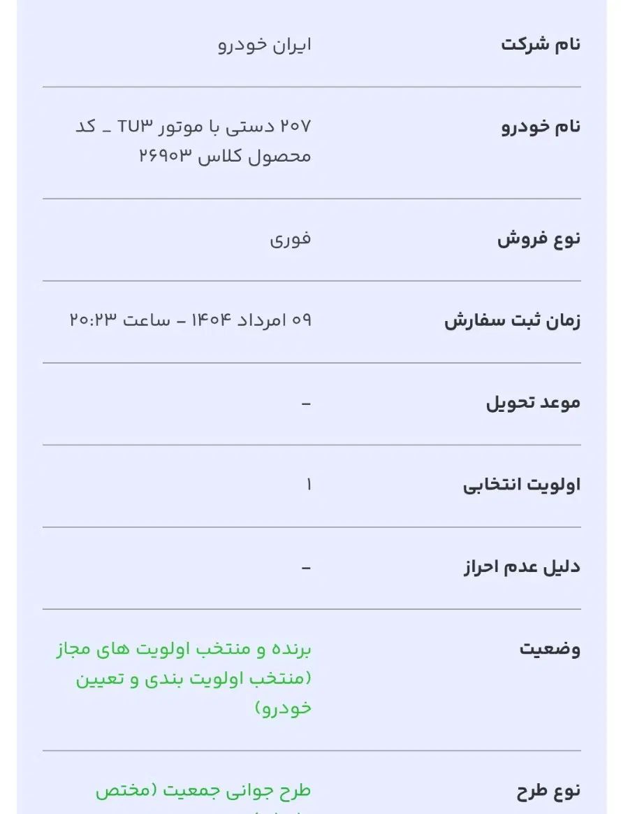 خودرو پژو، 207 آگهی ann_20029767