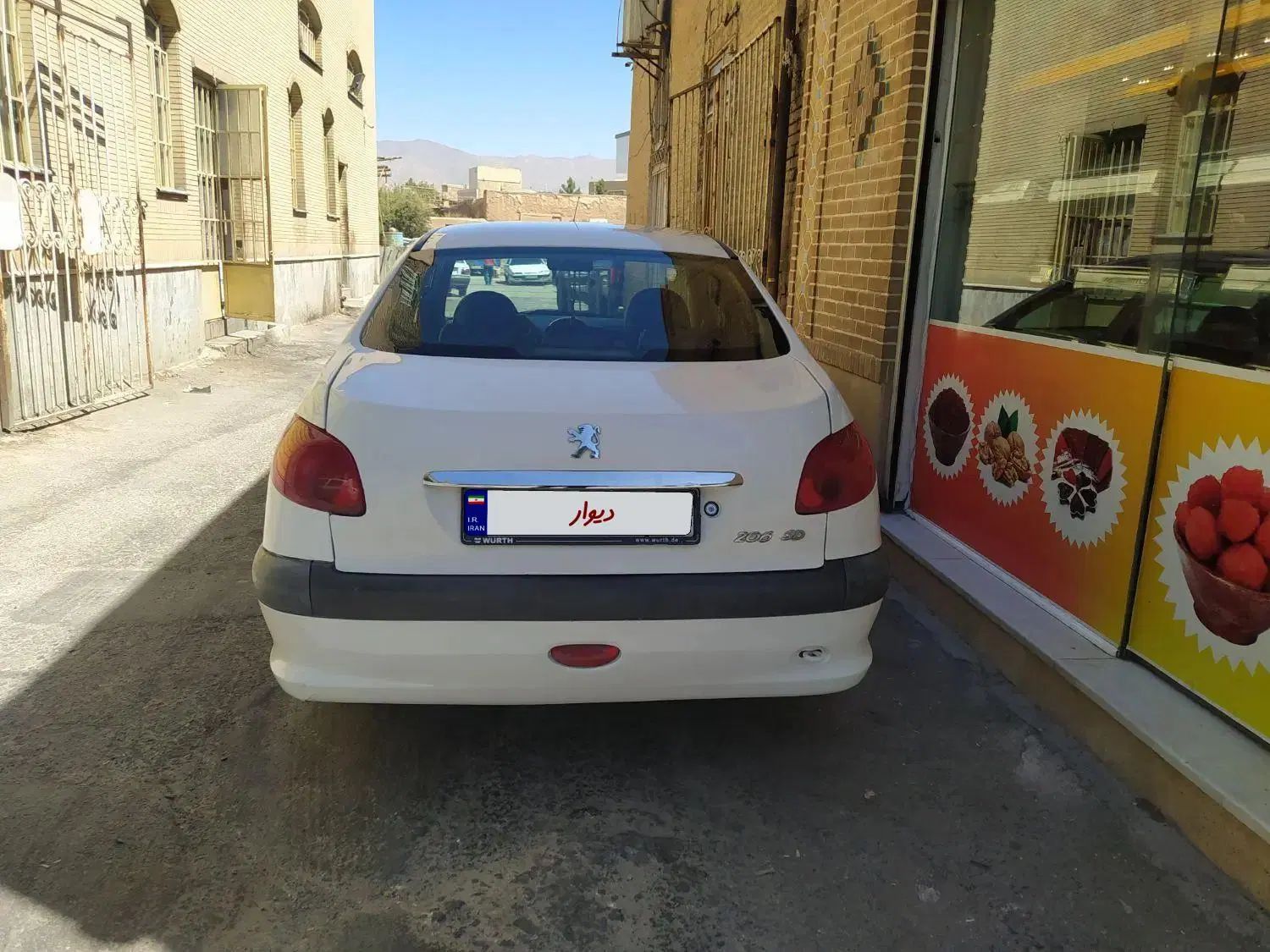 پژو ۲۰۶ صندوق دار v8 - 1387