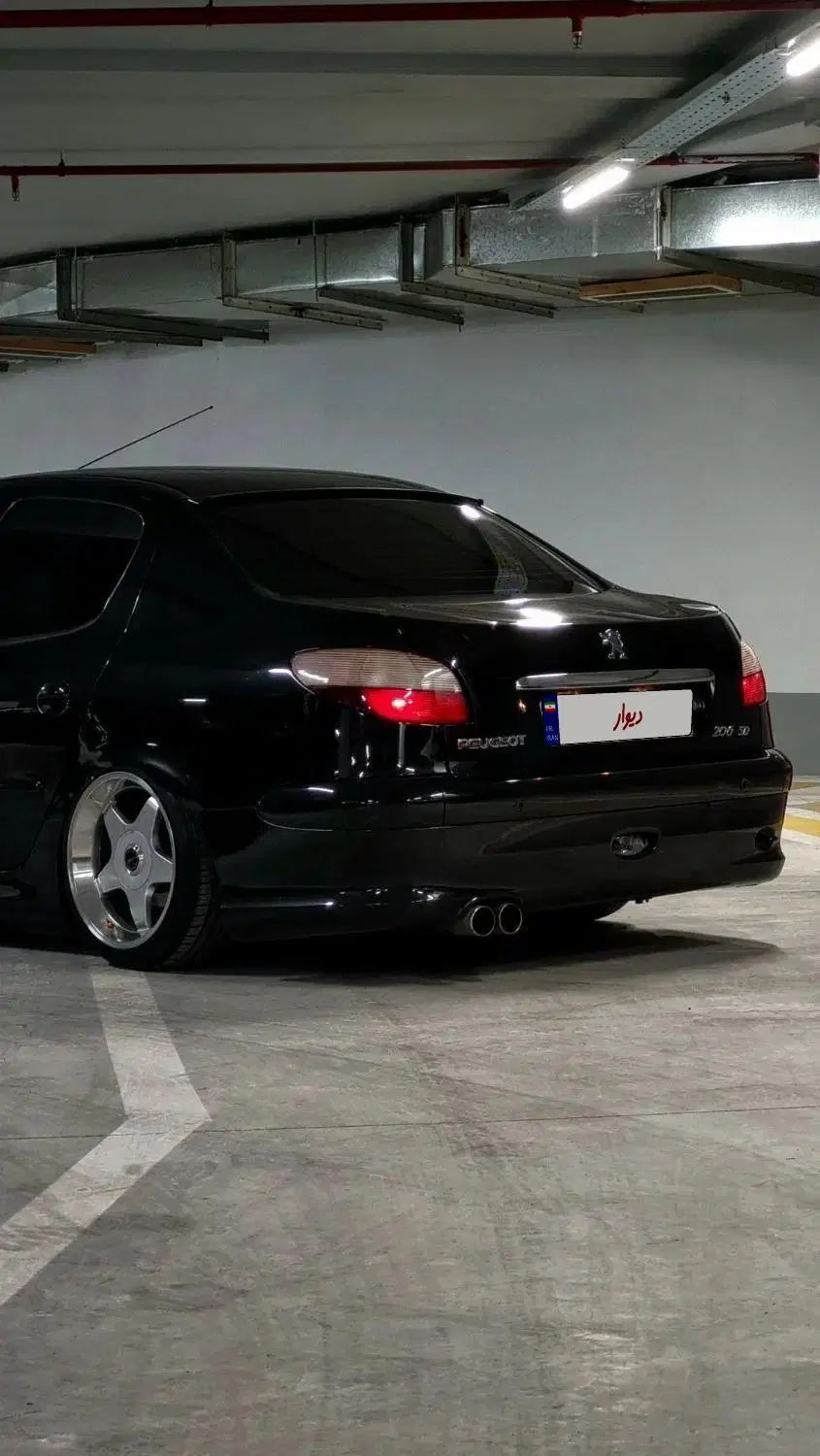 پژو ۲۰۶ صندوق دار v8 - 1396