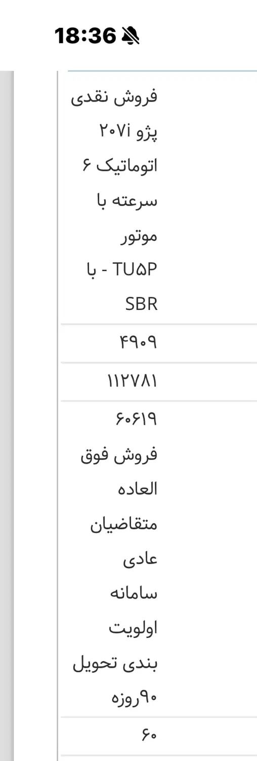 پژو 207 اتوماتیک TU5P - 1404