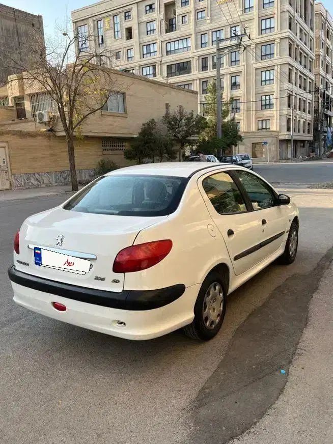 پژو ۲۰۶ صندوق دار v1 - 1388