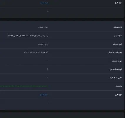 خودرو رانا، پلاس آگهی ann_20032265