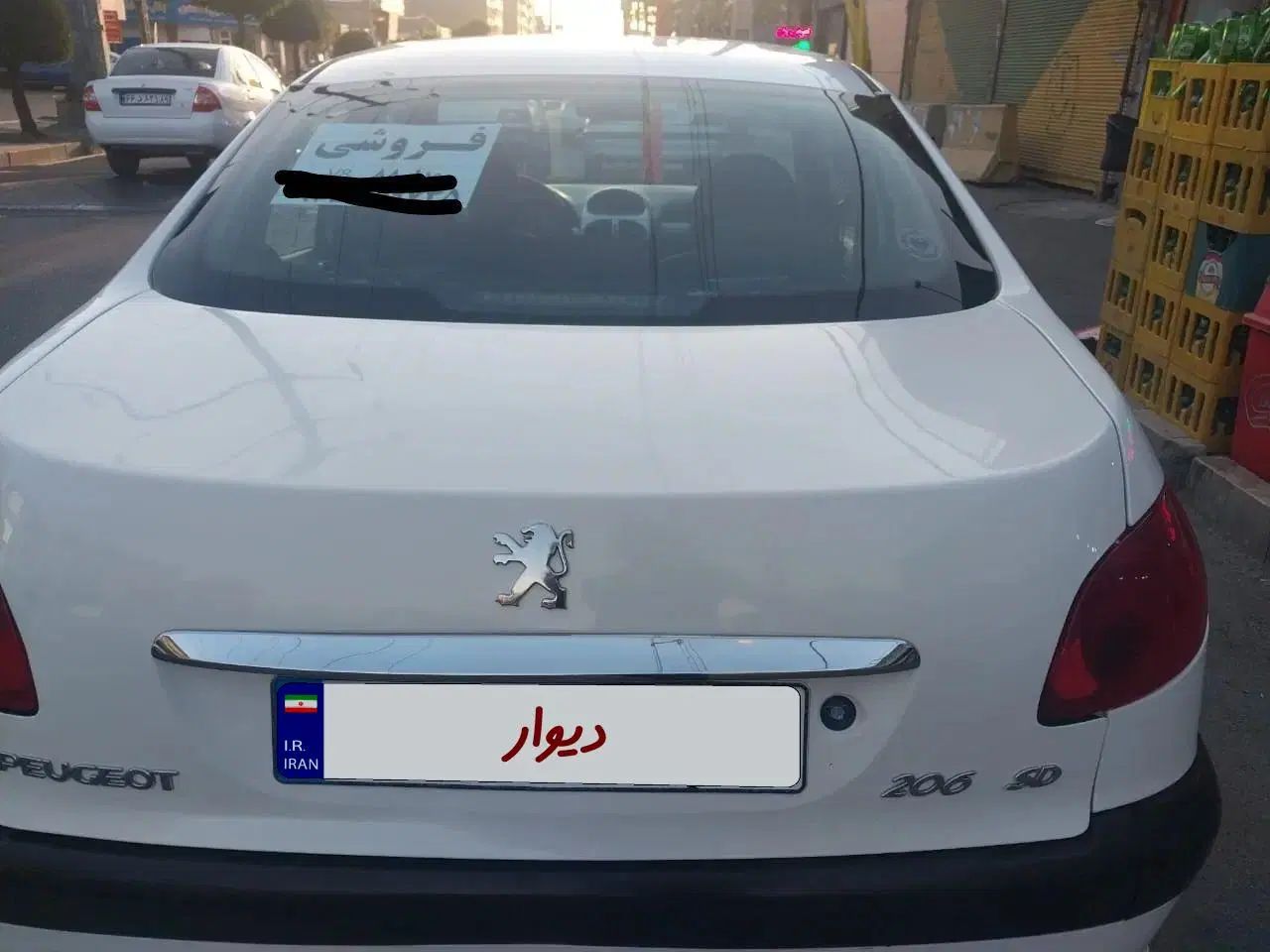 پژو ۲۰۶ صندوق دار v8 - 1388