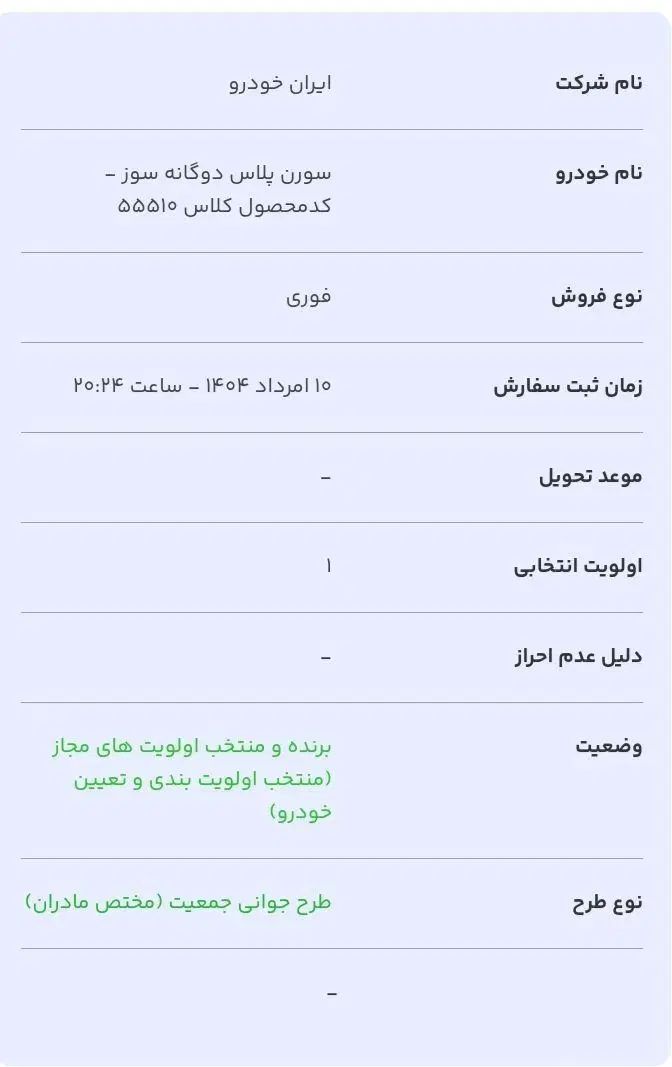 خودرو سمند، سورن پلاس آگهی ann_20034930