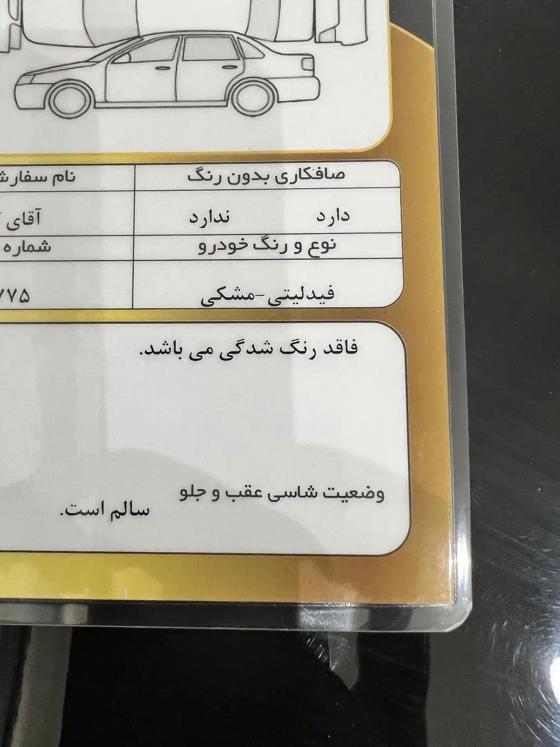 فیدلیتی پرایم تیپ ۱ (5 نفره) - 1403