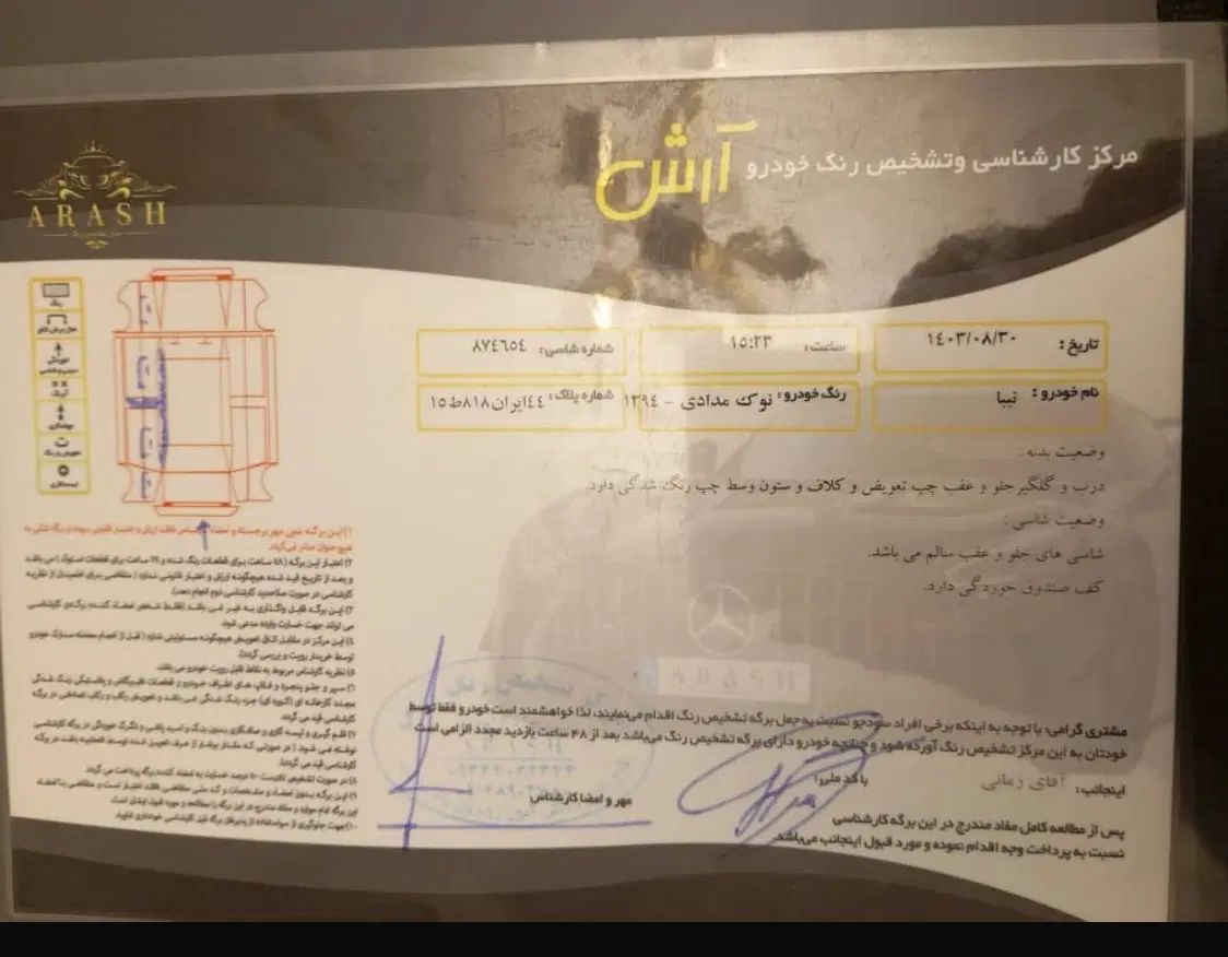 تیبا صندوق دار SX - 1394