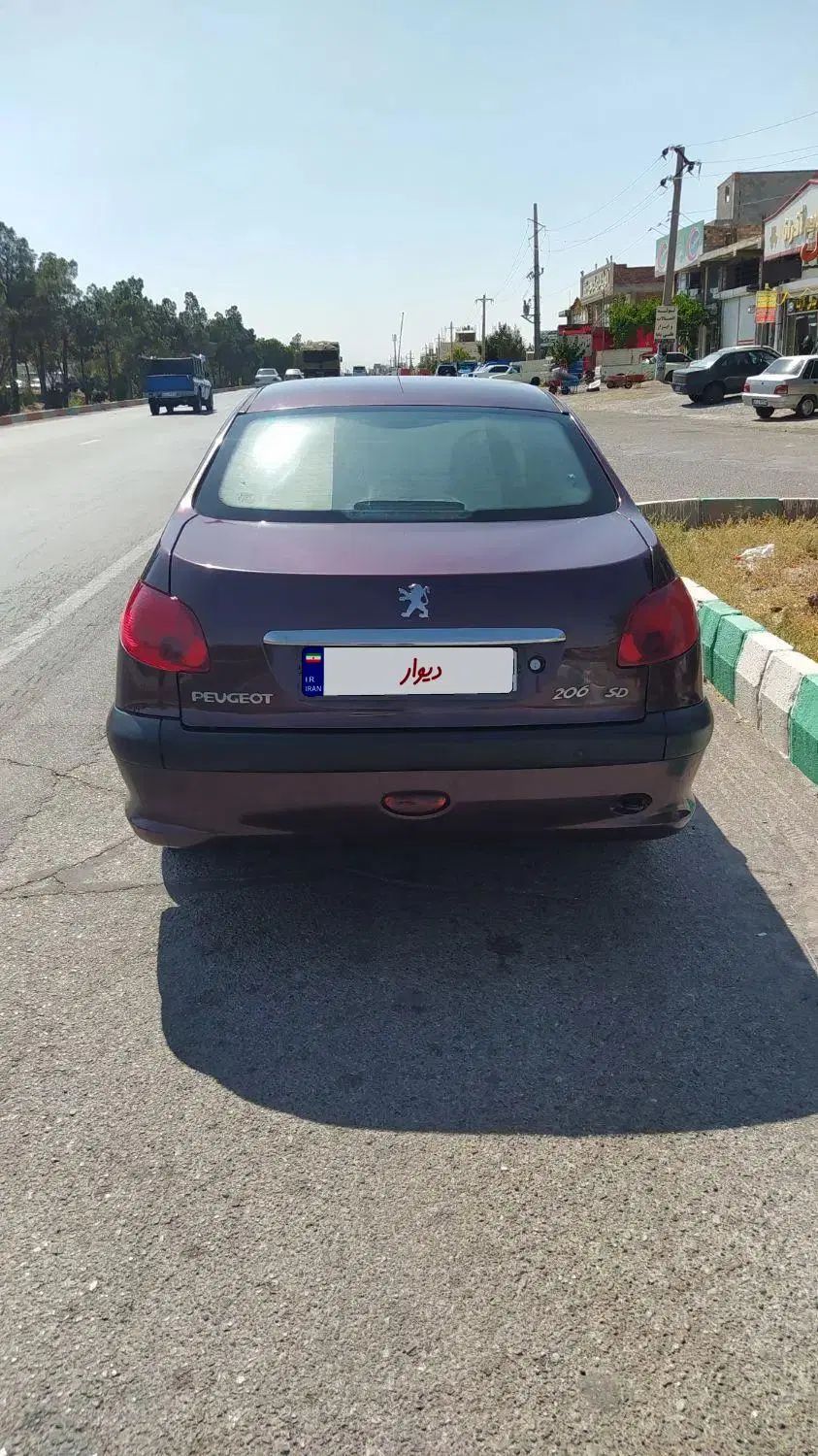پژو ۲۰۶ صندوق دار v8 - 1394