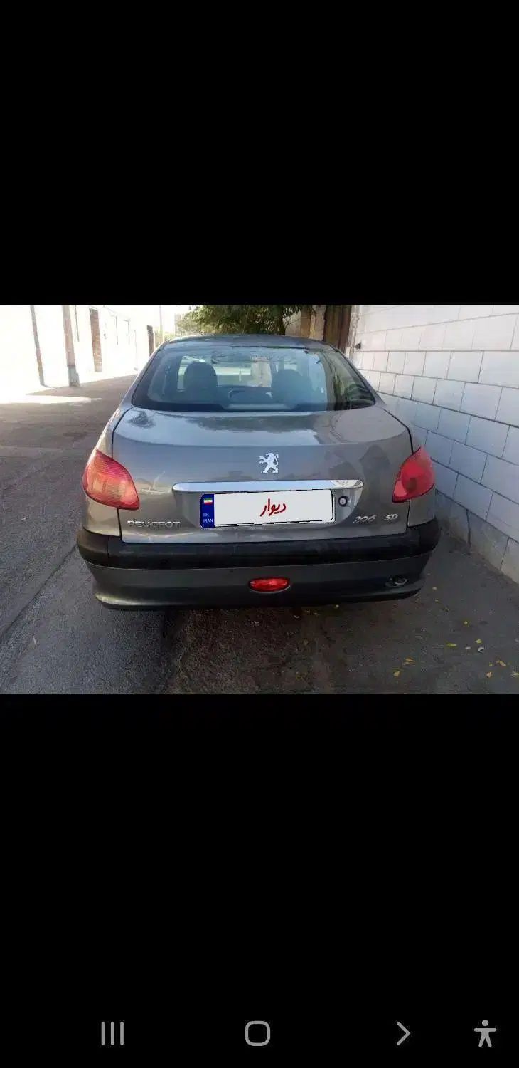 پژو ۲۰۶ صندوق دار v8 - 1394