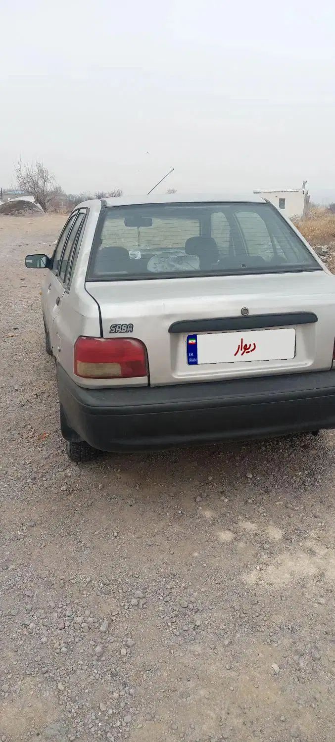 پراید صبا بنزینی - 1386