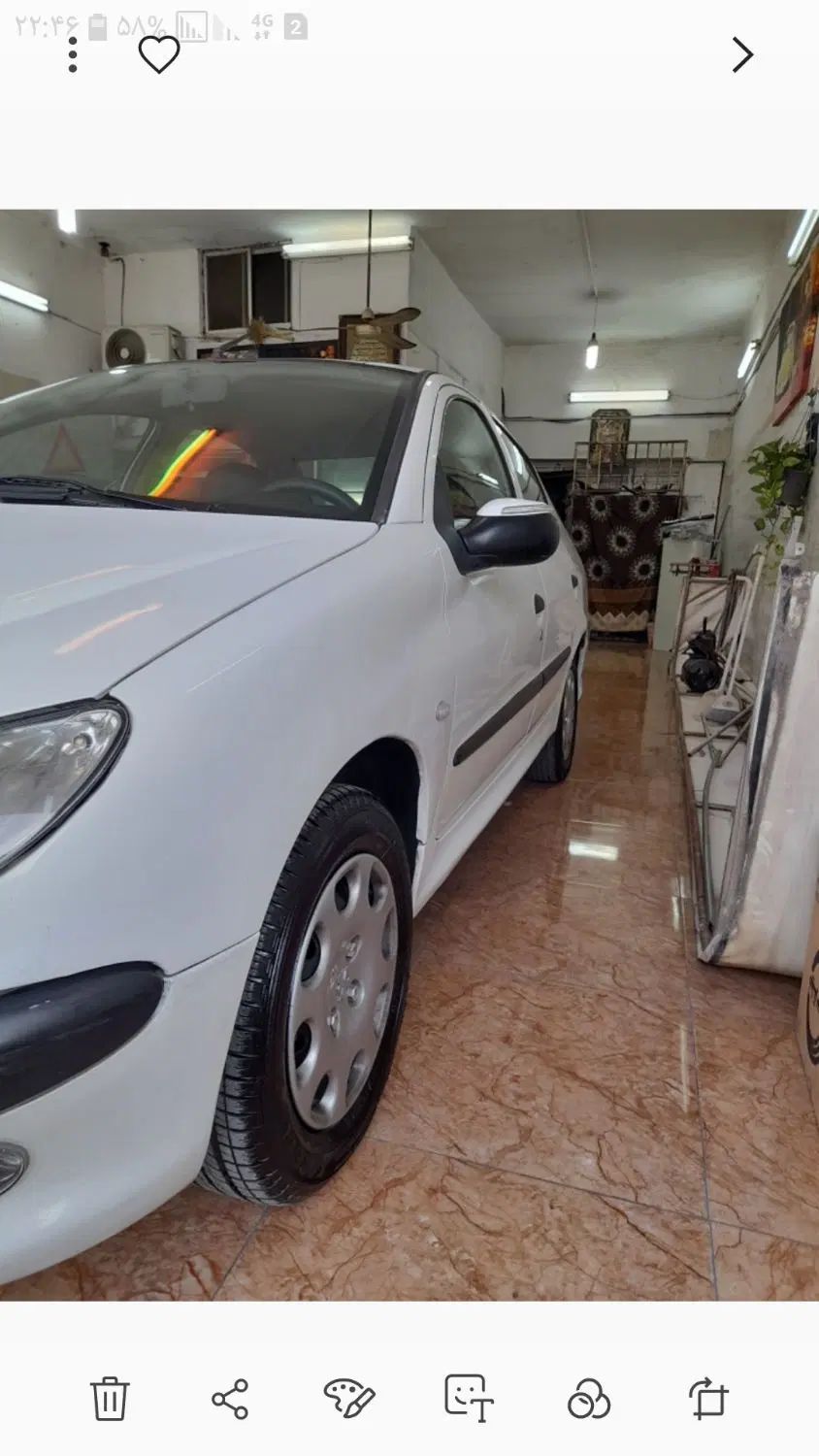 پژو ۲۰۶ صندوق دار v8 - 1389