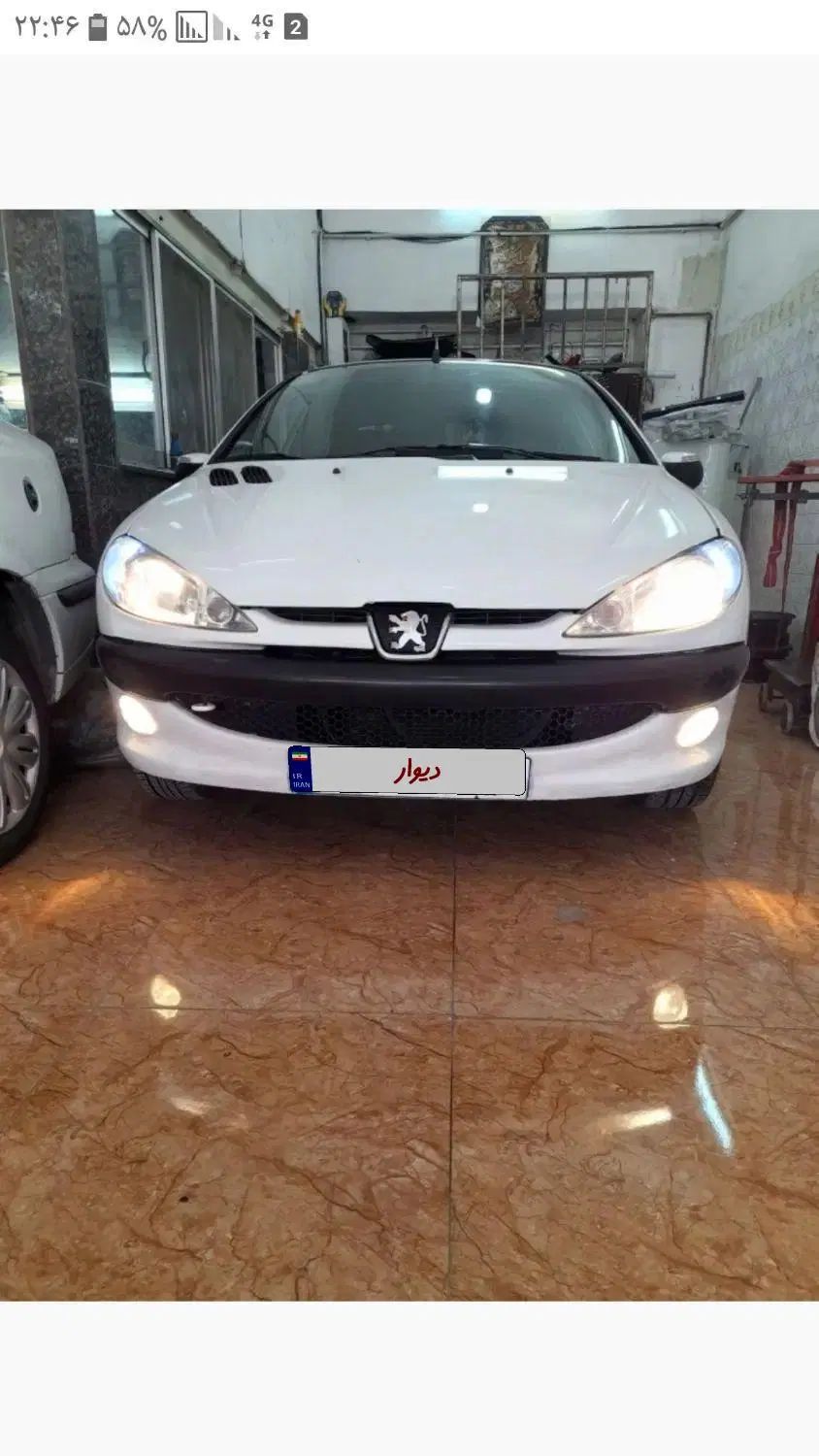 پژو ۲۰۶ صندوق دار v8 - 1389