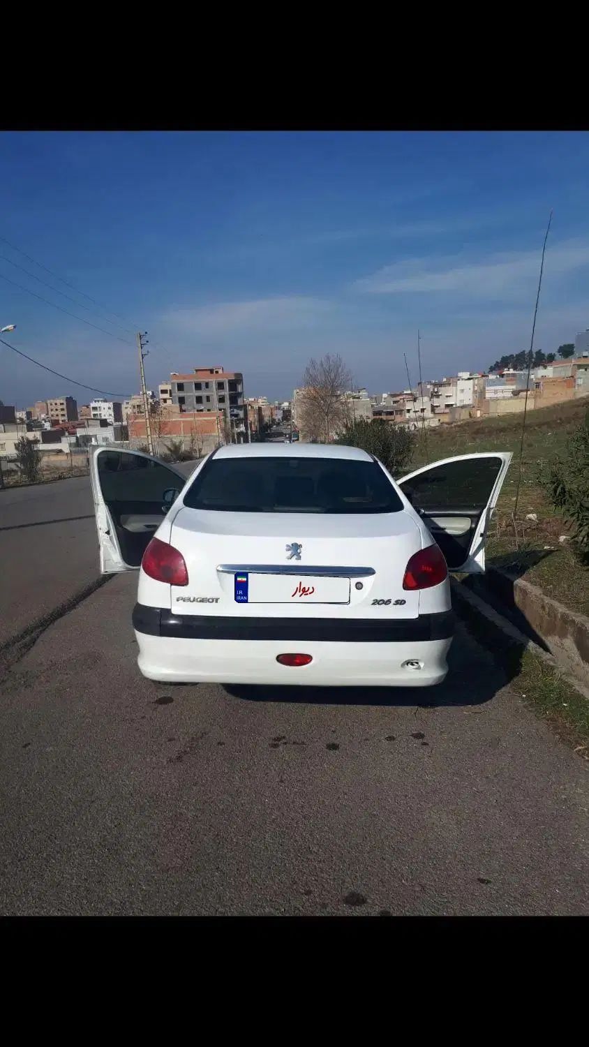 پژو ۲۰۶ صندوق دار v8 - 1389