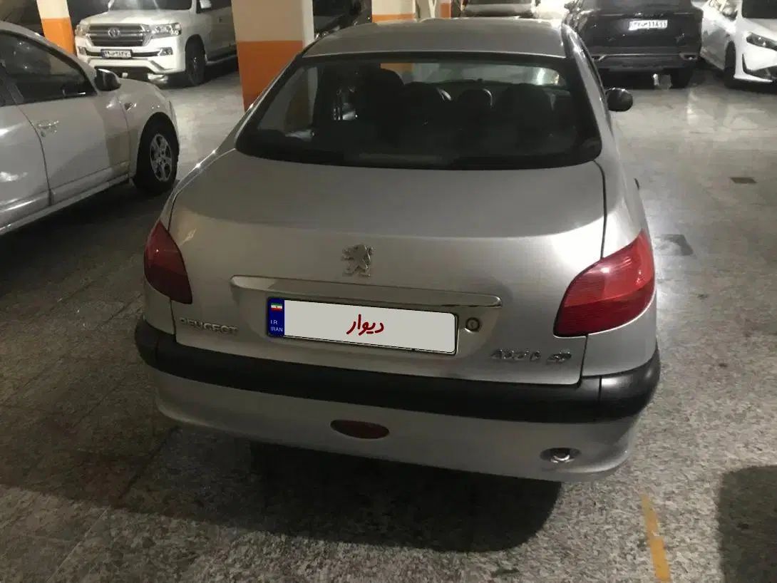 پژو ۲۰۶ صندوق دار v20 - 1388