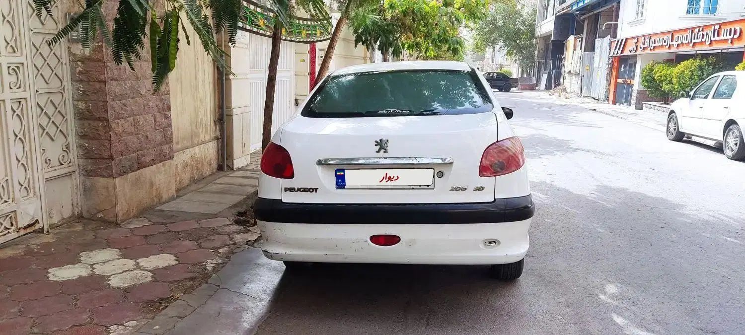 پژو ۲۰۶ صندوق دار v20 - 1390
