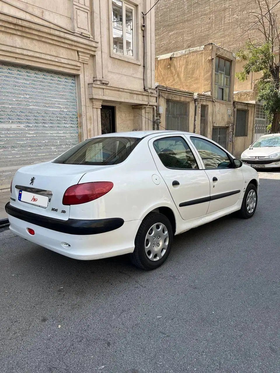 پژو ۲۰۶ صندوق دار v8 - 1388