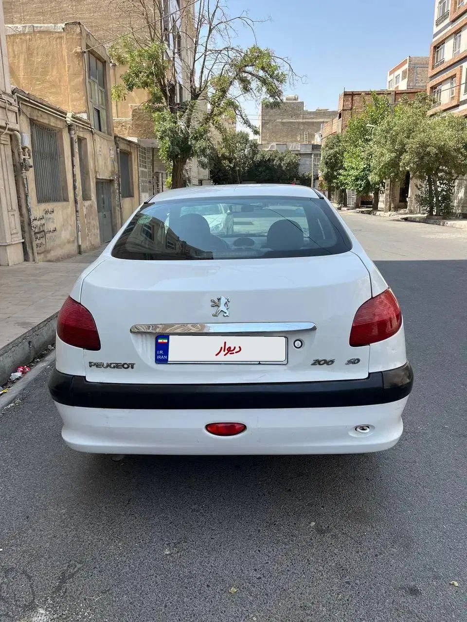 پژو ۲۰۶ صندوق دار v8 - 1388