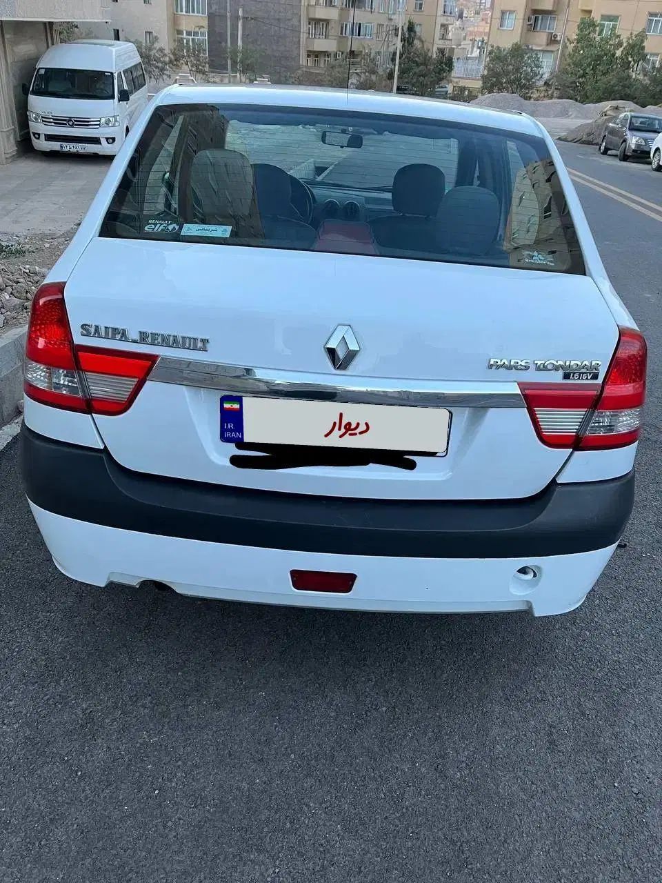 رنو پارس تندر گیربکس JHQ + مولتی مدیا - 1394