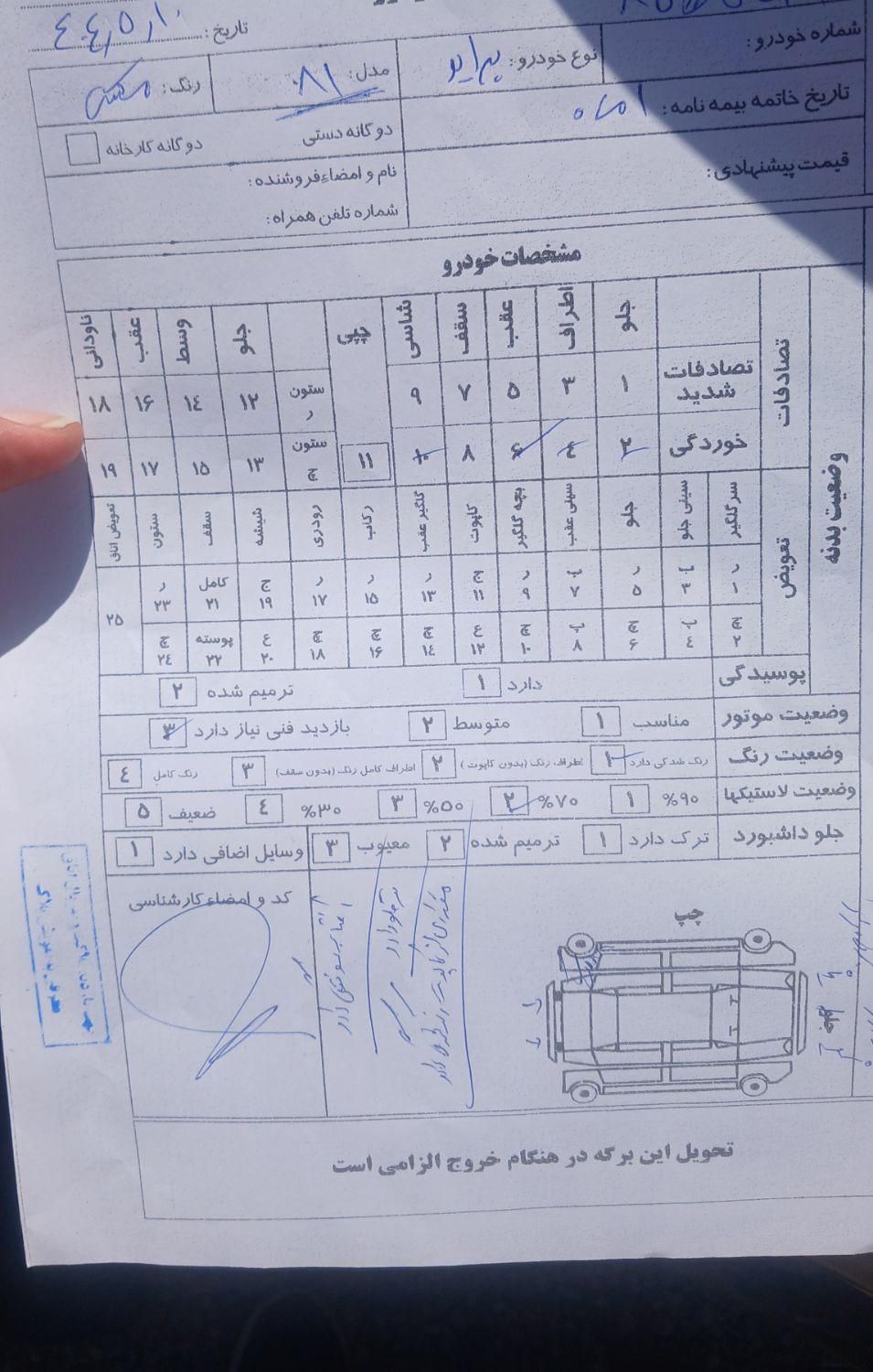 پراید صبا بنزینی - 1381