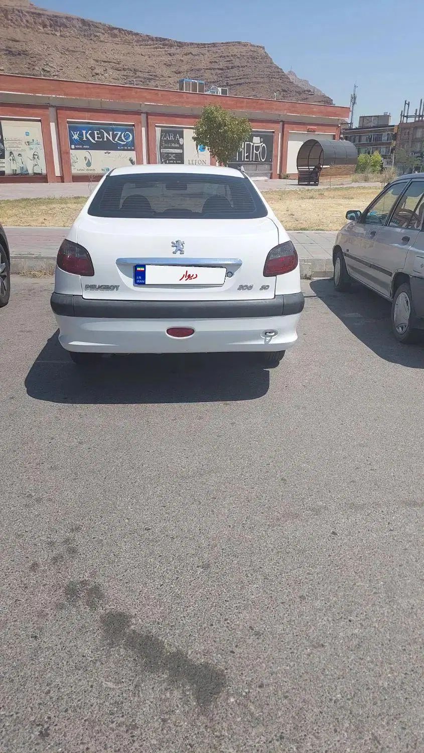 پژو ۲۰۶ صندوق دار v8 - 1388