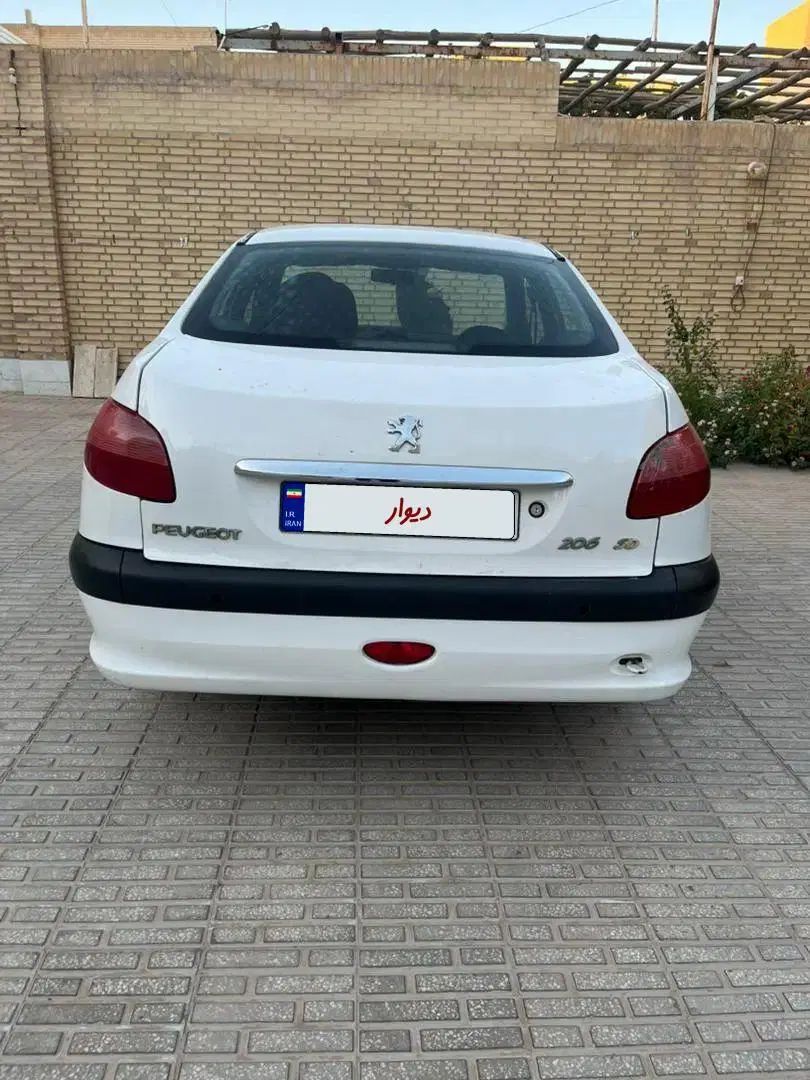 پژو ۲۰۶ صندوق دار v8 - 1386