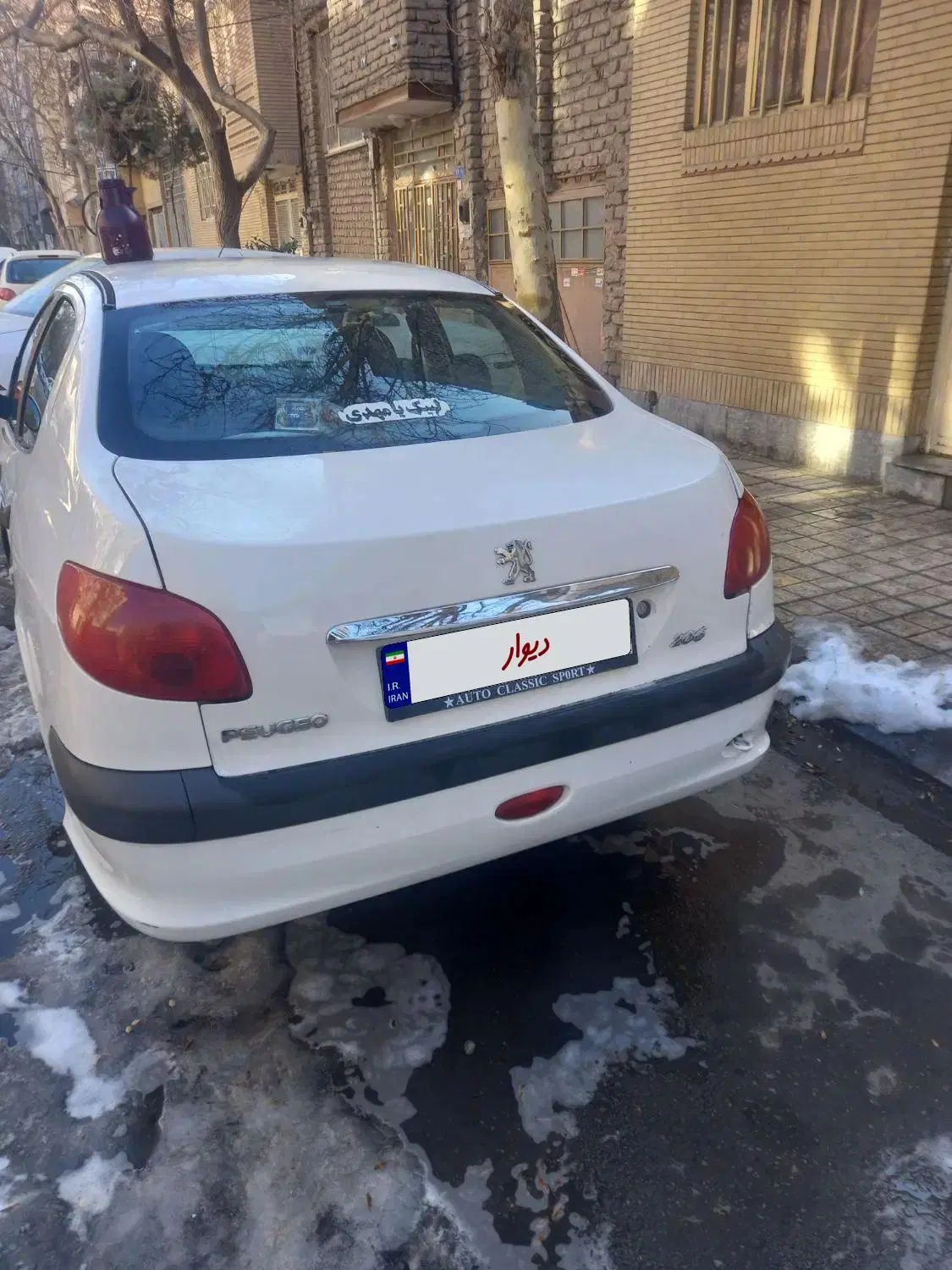 پژو ۲۰۶ صندوق دار v20 - 1388