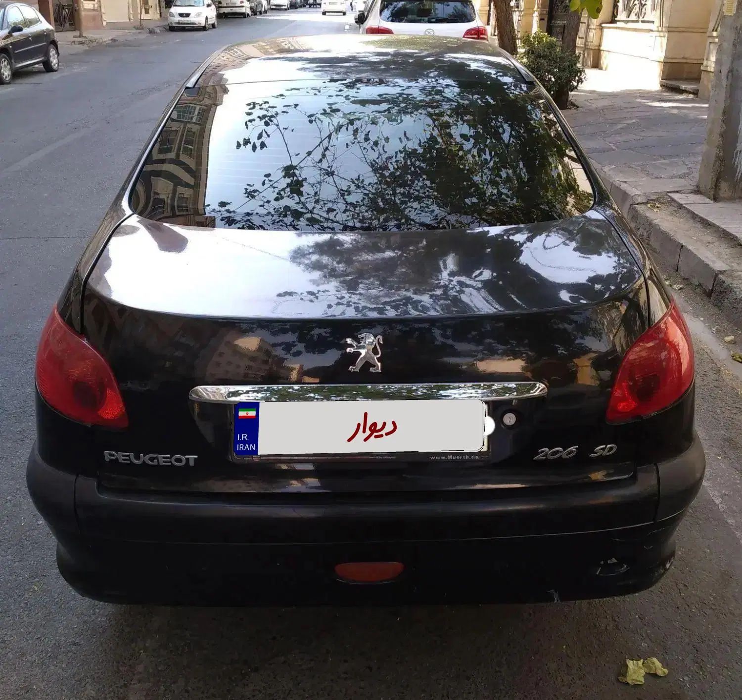پژو ۲۰۶ صندوق دار v8 - 1390