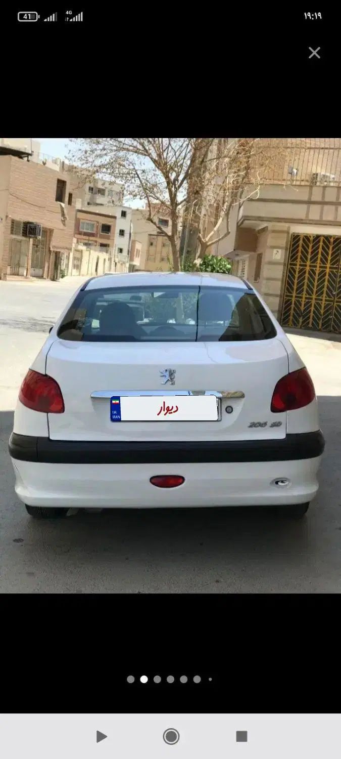 پژو ۲۰۶ صندوق دار v8 - 1398