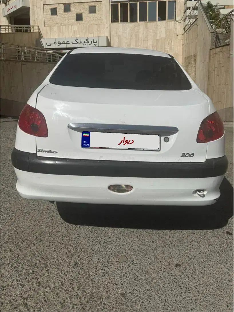 پژو ۲۰۶ صندوق دار v20 - 1390