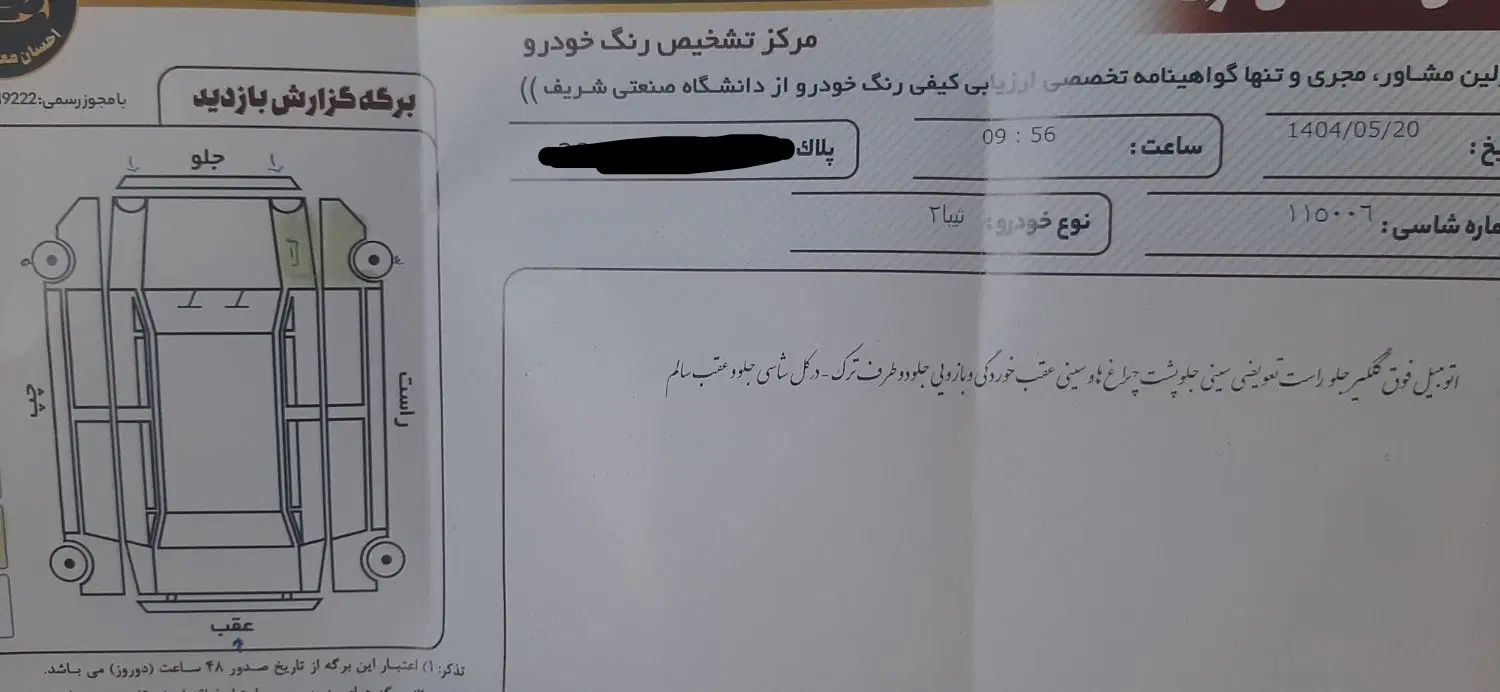 تیبا 2 EX رینگ آلومینیومی - 1396