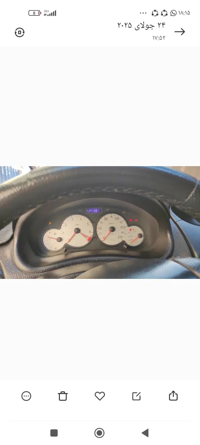 پژو ۲۰۶ صندوق دار v8 - 1386