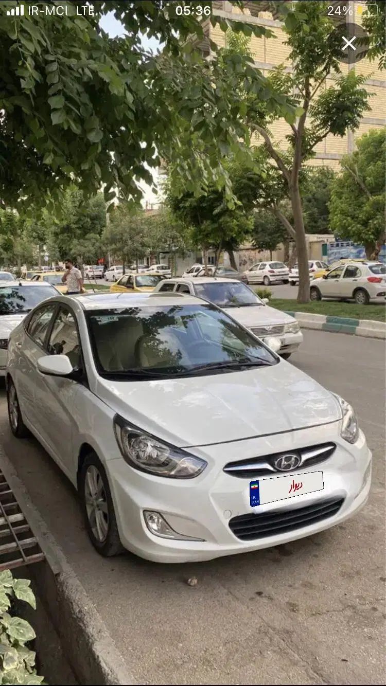 هیوندای اکسنت 1.6 لیتر بلو - 2011