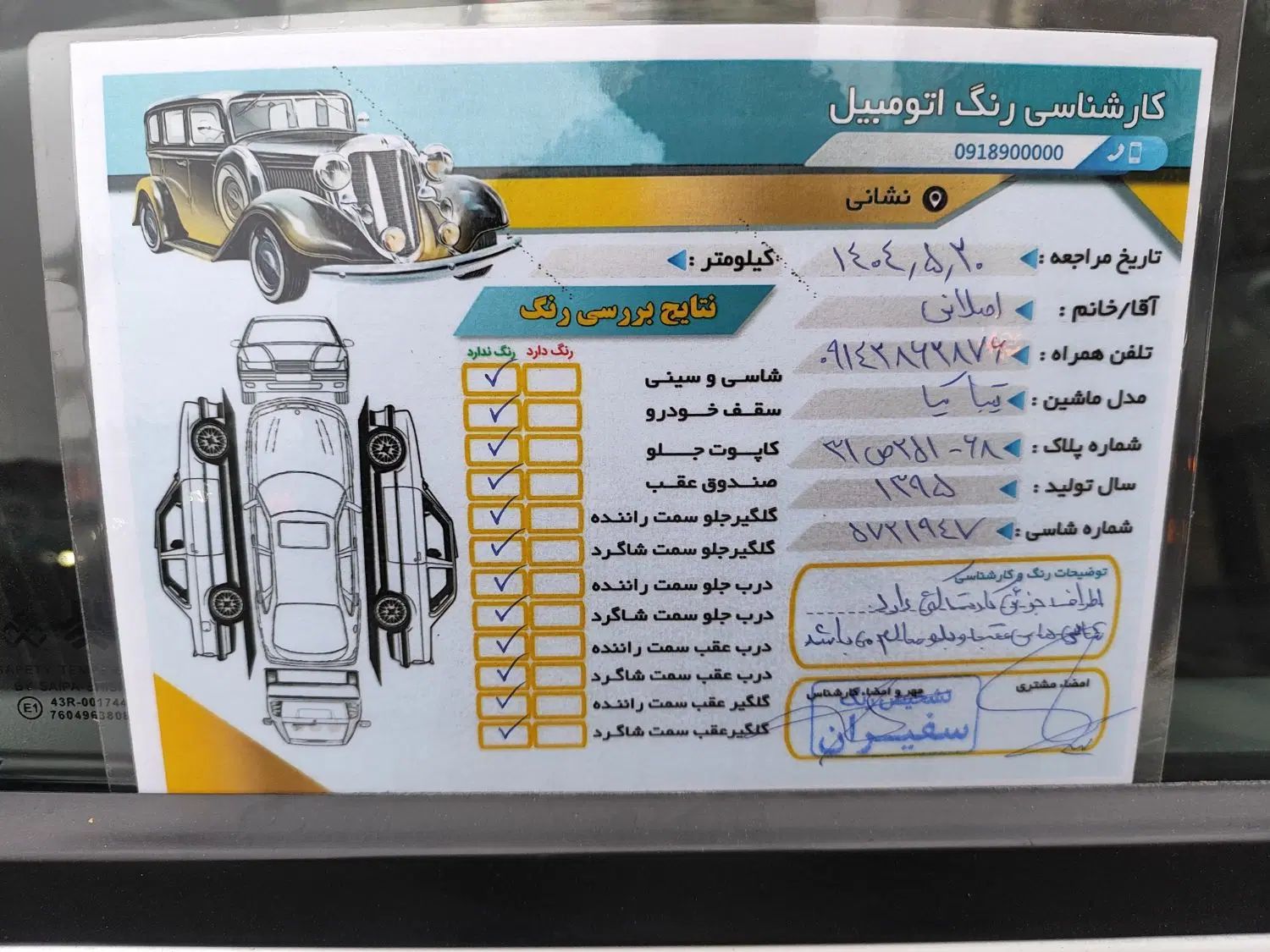 تیبا صندوق دار SX - 1395