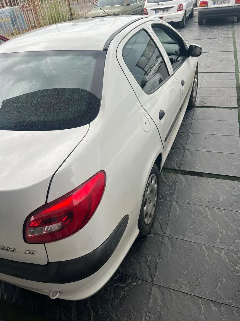 پژو ۲۰۶ صندوق دار v8 - 1396