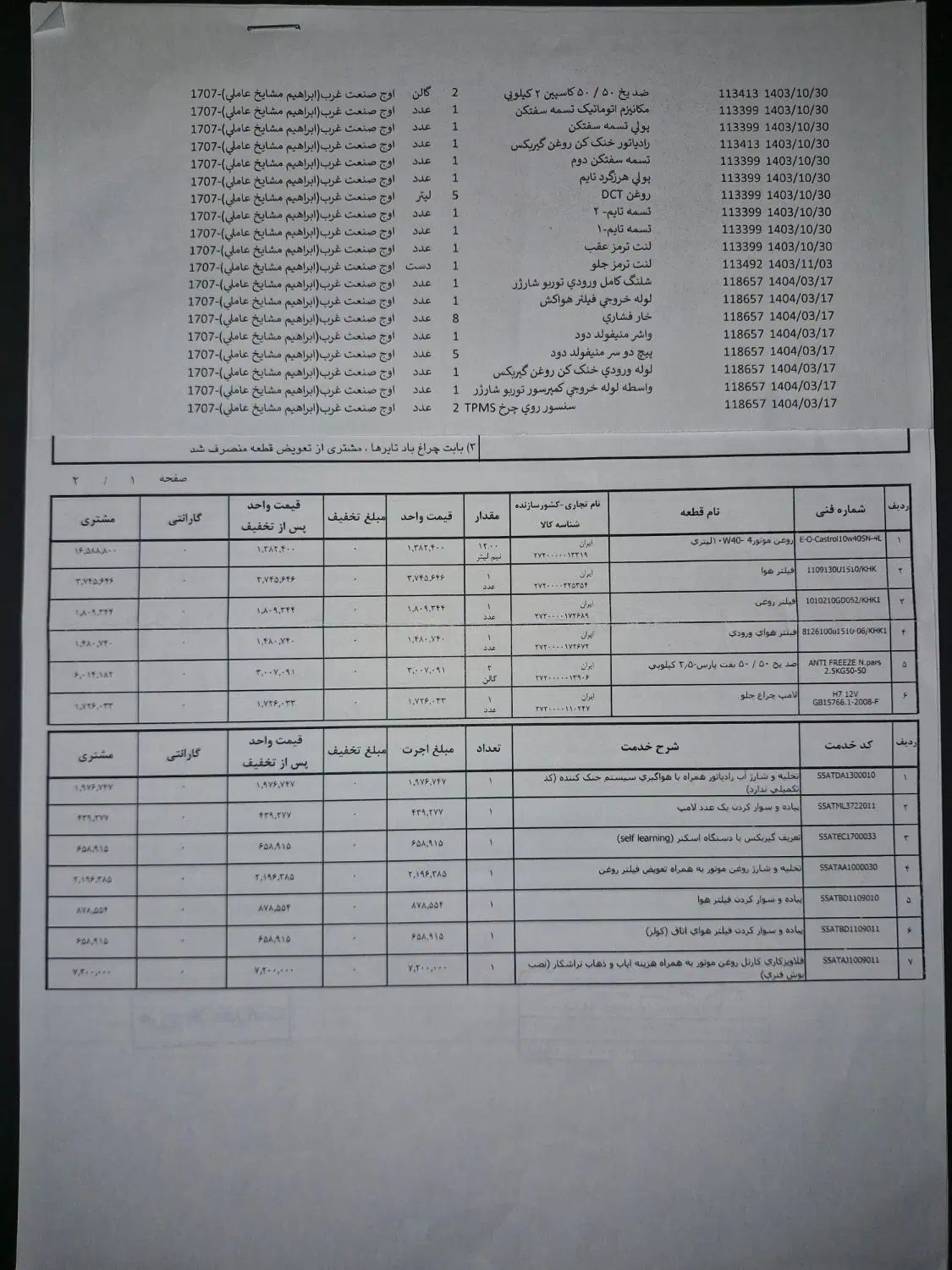 جک S5 اتوماتیک - 1396