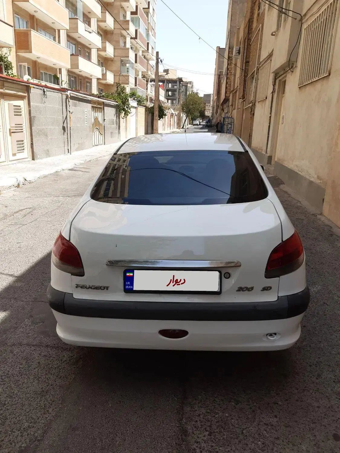 پژو ۲۰۶ صندوق دار v8 - 1388