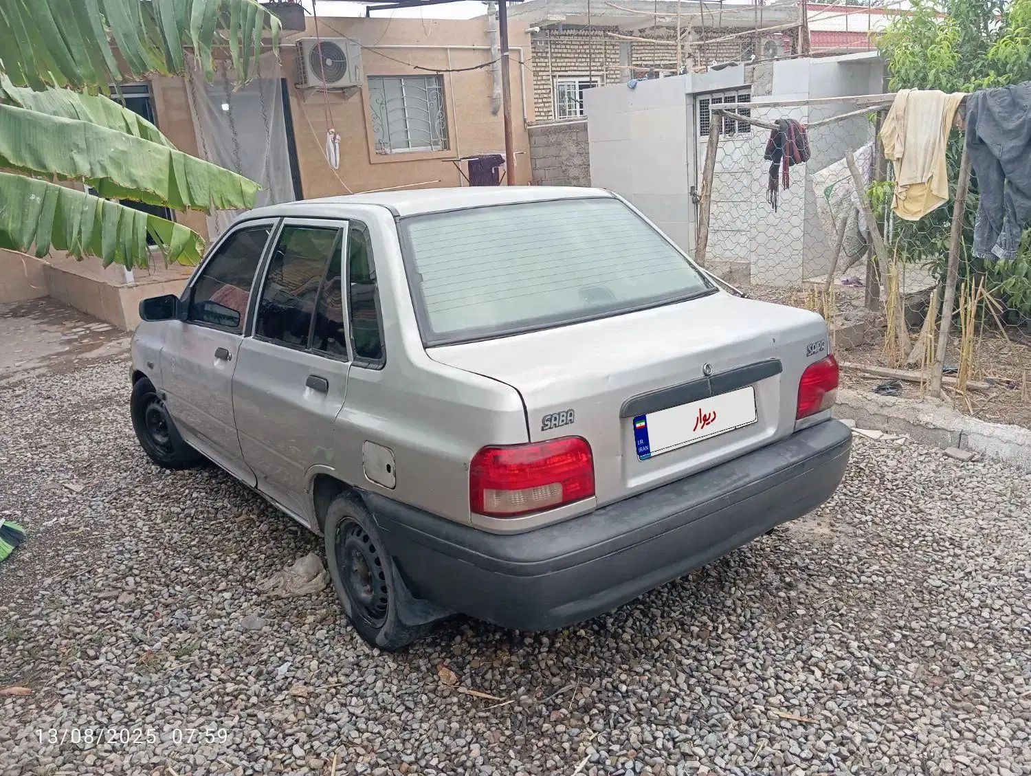 پراید صبا بنزینی - 1386