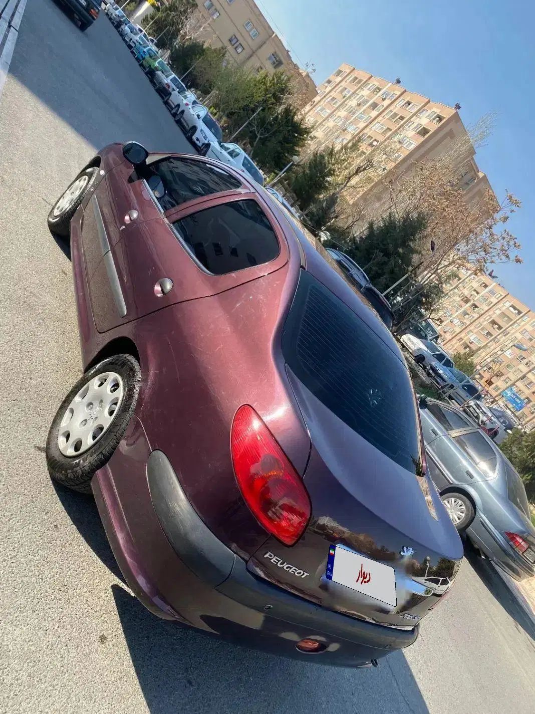 پژو ۲۰۶ صندوق دار v8 - 1393