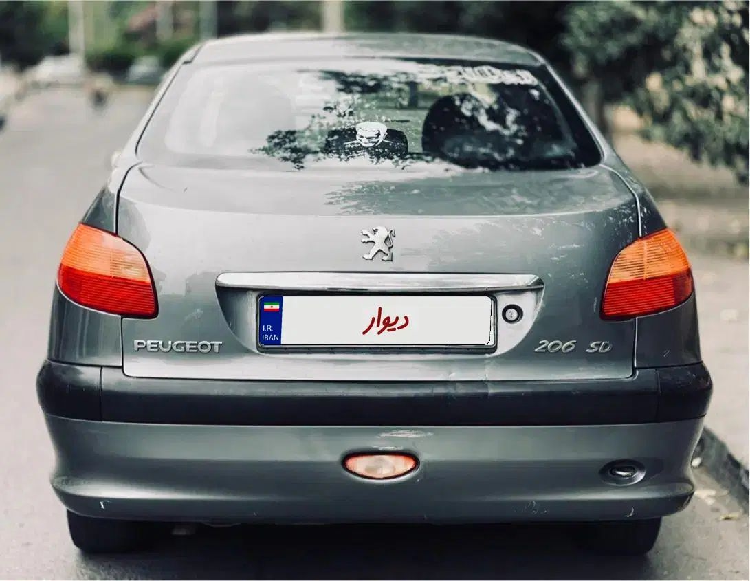 پژو ۲۰۶ صندوق دار v8 - 1390