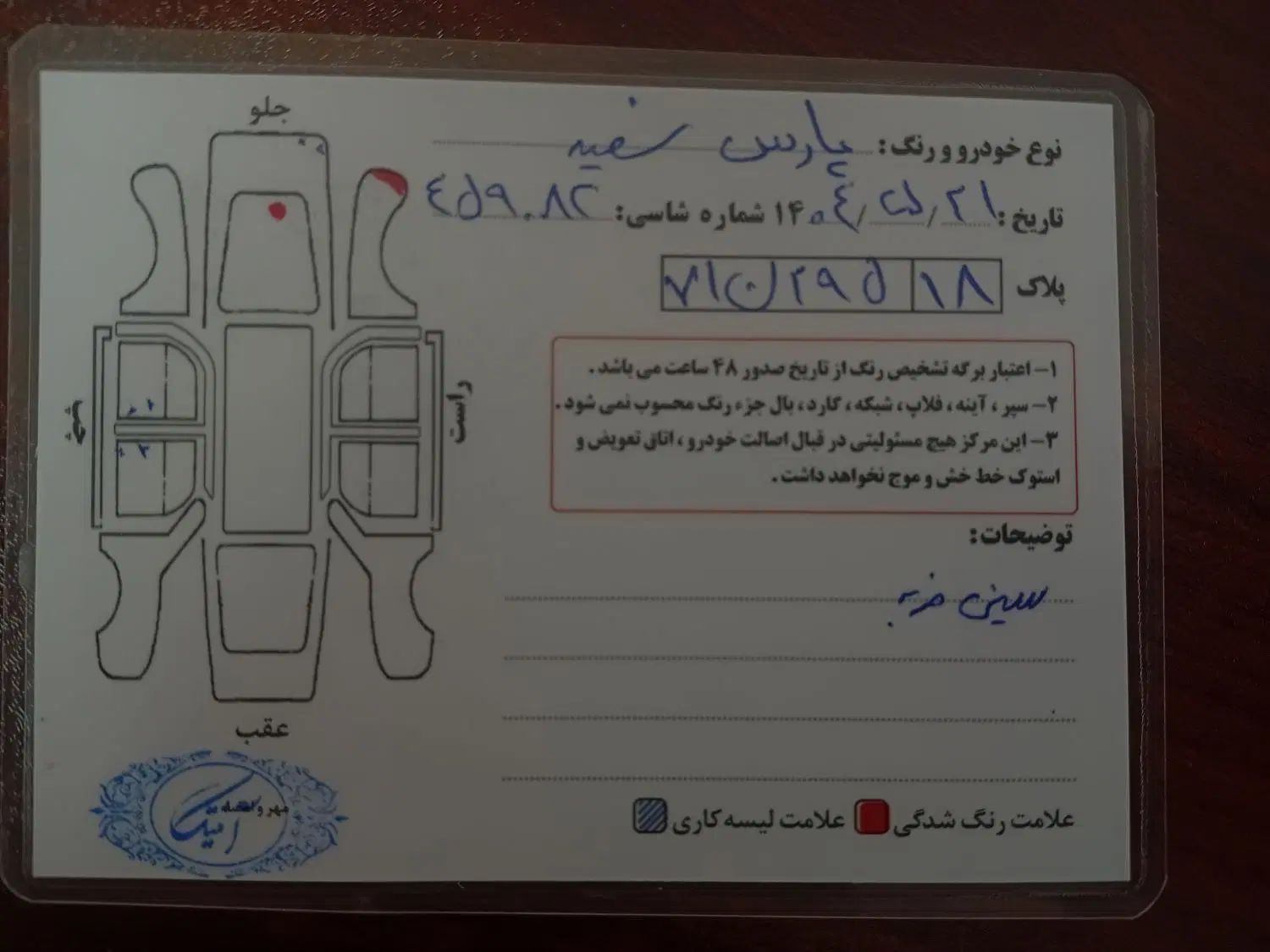 پژو پارس XU7P - 1401