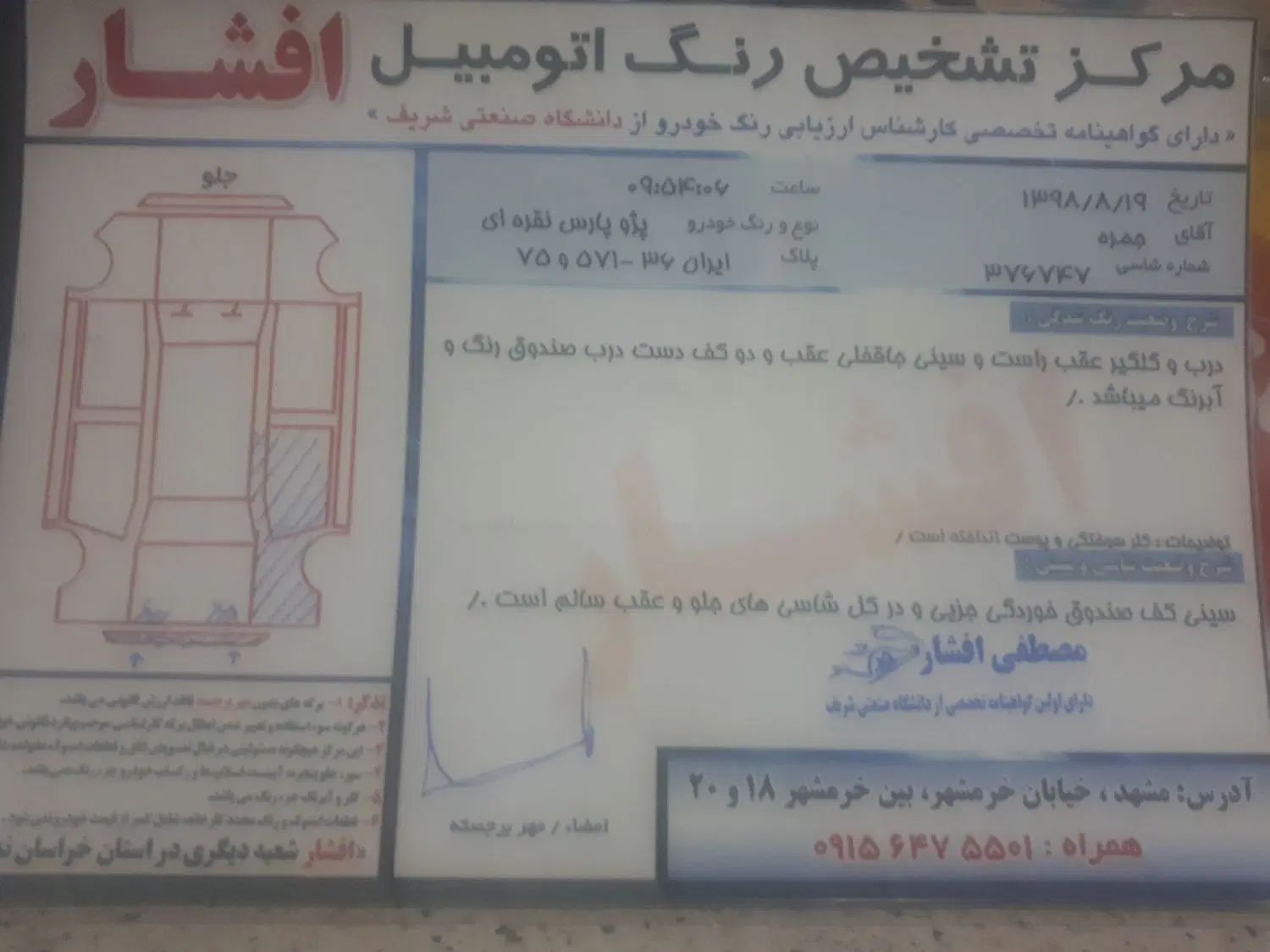 پژو پارس XU7ساده - 1385